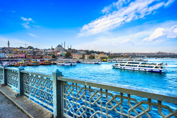 mezquita de s'leymaniye en estambul, turquía - ortakoy mosque bridge bosphorus istanbul fotografías e imágenes de stock