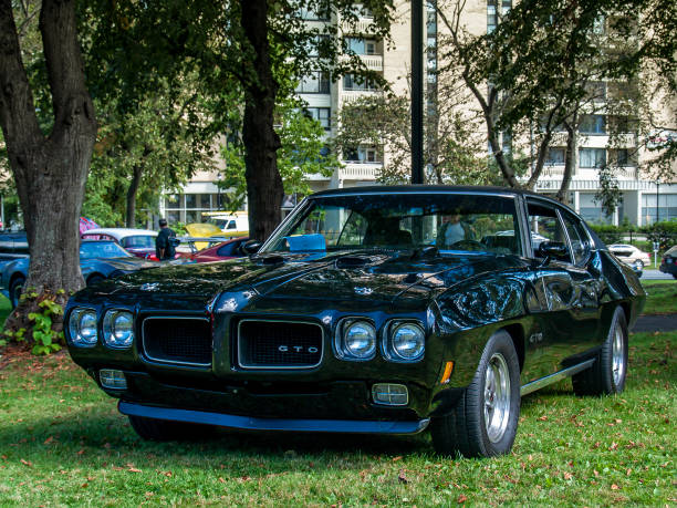 1970 pontiac gto muscle car - pontiac gto imagens e fotografias de stock