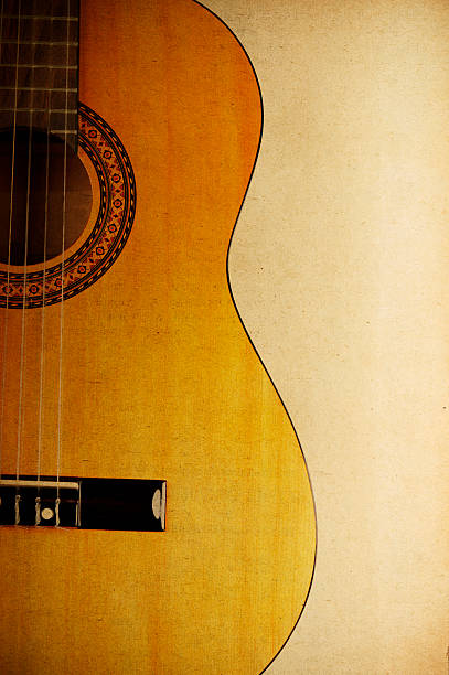 istock Vintage acoustic guitar 120491822