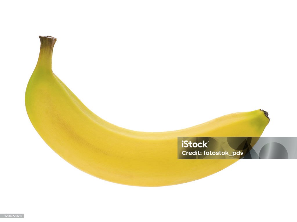Banana Ripe banana isolated on white background Banana Stock Photo