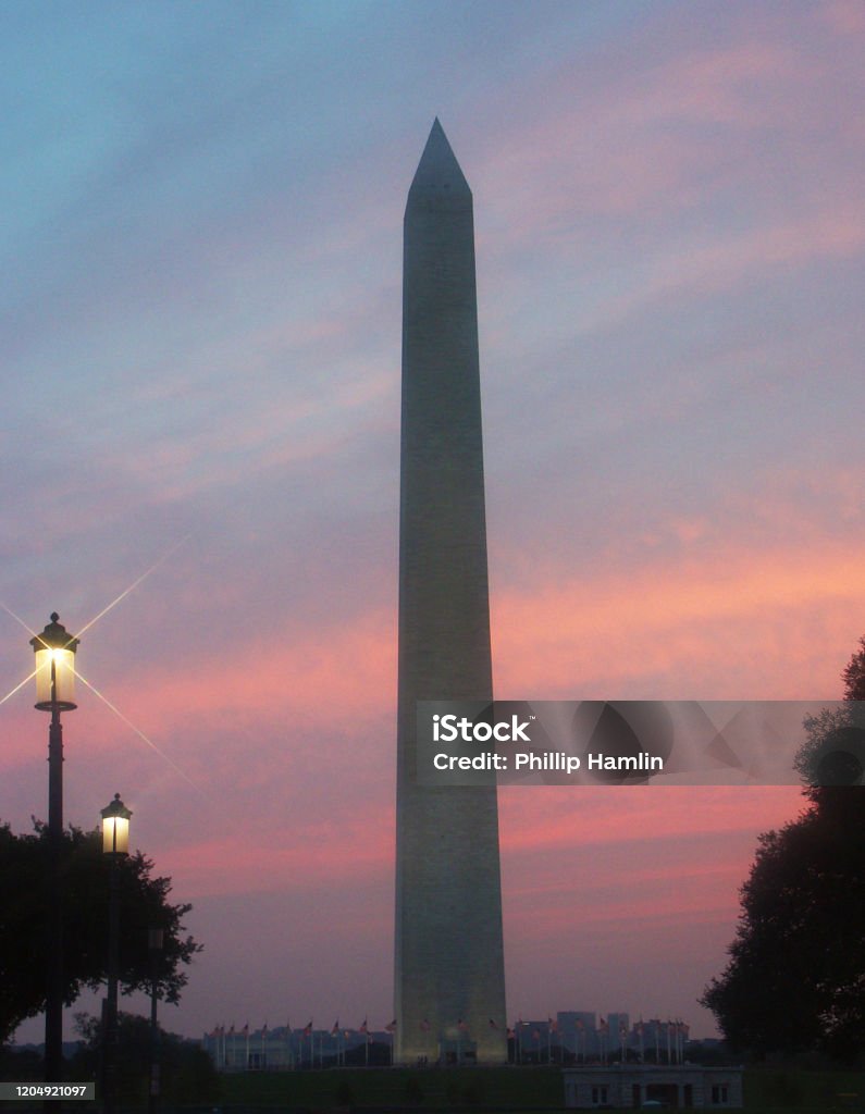 Washington DC at Sunset Minolta DSC Washington Monument at Sunset Architecture Stock Photo