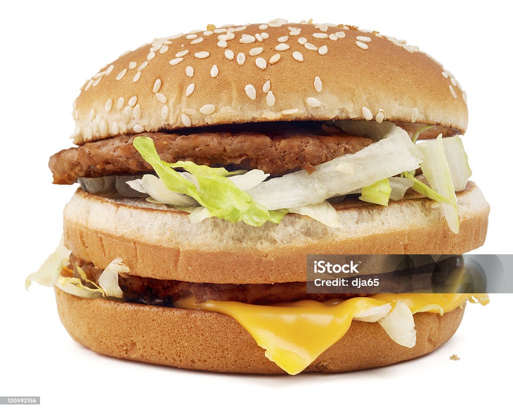 Hamburger Hambúrguer - Foto de stock de Alface royalty-free