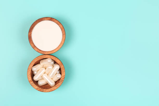 istock Collagen in capsules and in powder 1204923183