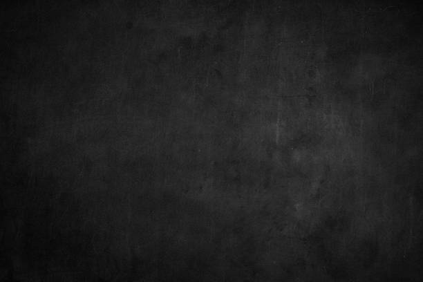 istock Blank front Real black chalkboard background texture in college concept for back to school kid wallpaper for create white chalk text draw graphic. Empty old back wall education blackboard. 1204923327
