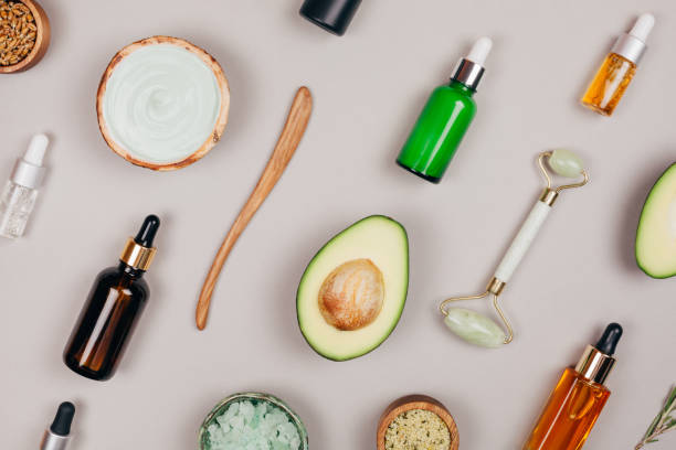 istock Cosmetics skin ingredients. 1204923438
