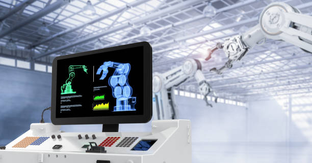 istock Automation factory concept 1204923694