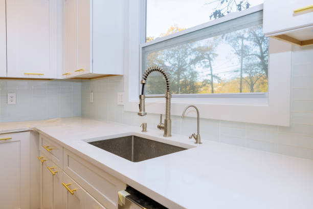istock New classic kitchen in modern style a new sink in kitchen 1204933219