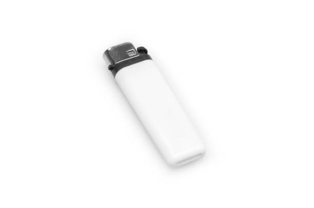 istock White plastic gas lighter isolated on white background with clipping path 1204938972