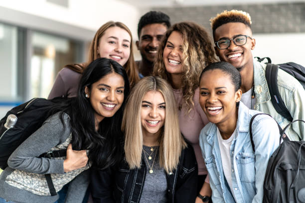 istock Multi-Ethnic Group of University Students Portrait stock photo 1204939190