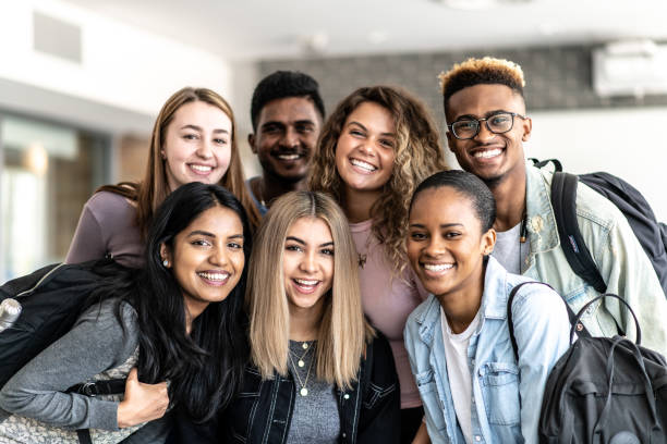 istock Multi-Ethnic Group of University Students Portrait stock photo 1204939200