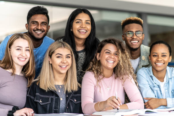 istock Multi-Ethnic Group of University Students Portrait stock photo 1204939222