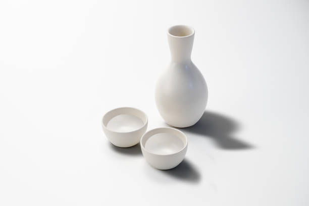 istock Tasty sake that seems to be in sake bottle 1204943842