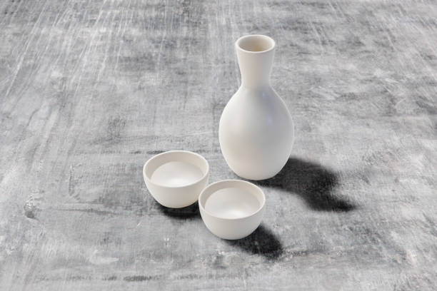istock Tasty sake that seems to be in sake bottle 1204943849