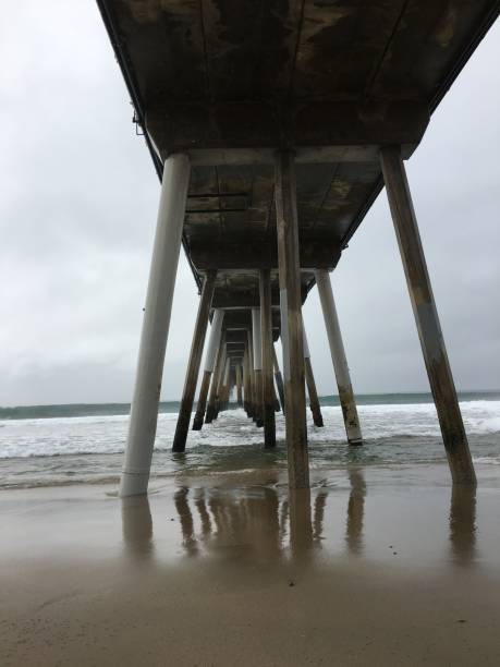 istock Underneath the pier on a winter morning 1204944756