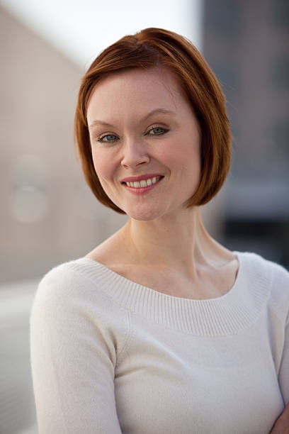 istock Attractive thirties caucasian woman smiling 120494498