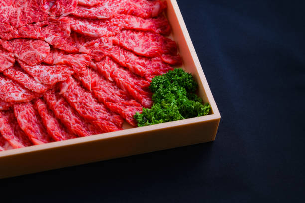 일본산 쇠고기 선물 상자 (후루사토 노제이) - 환태평양경제동반자협정 뉴스 사진 이미지