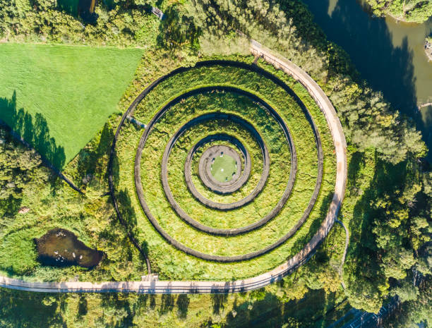 istock Spiral Garden at Homebush, Sydney Australia 1204955157