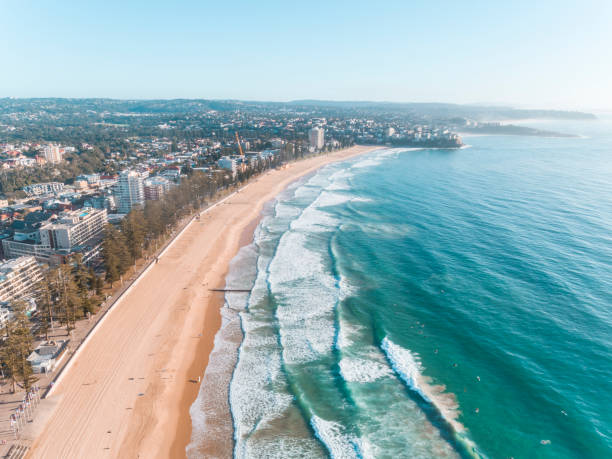 istock Swimmers at Manly beach, Sydney, Australia 1204956176