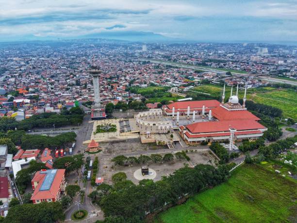 istock Beautiful architecture of Great Mosque of Central Java Semarang Indonesia 1204958889
