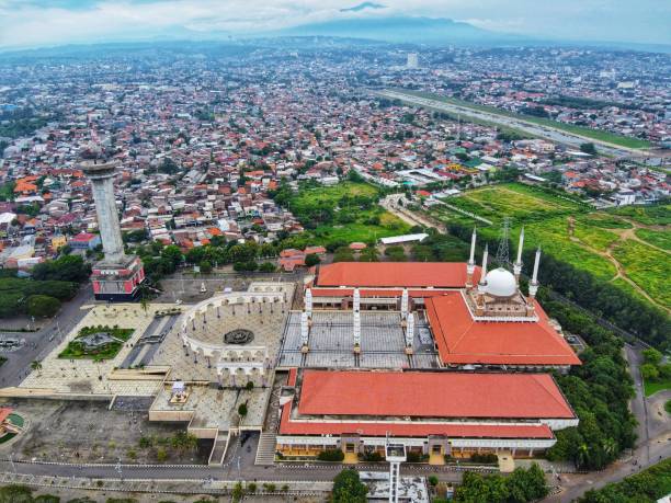 istock Beautiful architecture of Great Mosque of Central Java Semarang Indonesia 1204958918