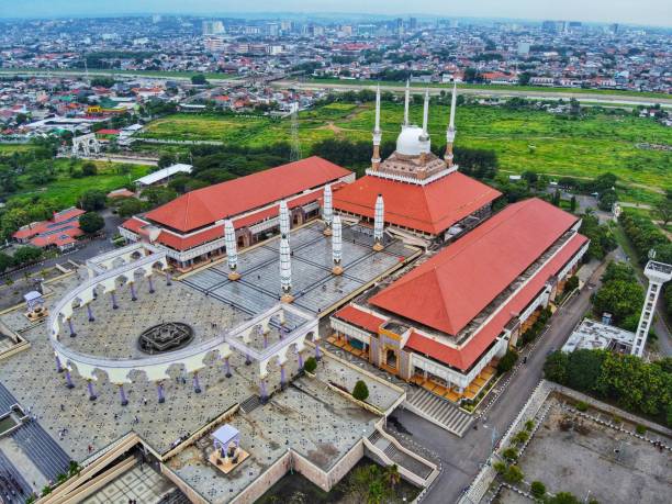 istock Beautiful architecture of Great Mosque of Central Java Semarang Indonesia 1204958960