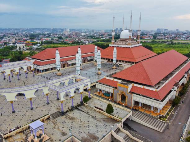 istock Beautiful architecture of Great Mosque of Central Java Semarang Indonesia 1204958978