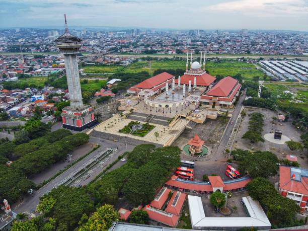 istock Beautiful architecture of Great Mosque of Central Java Semarang Indonesia 1204959171