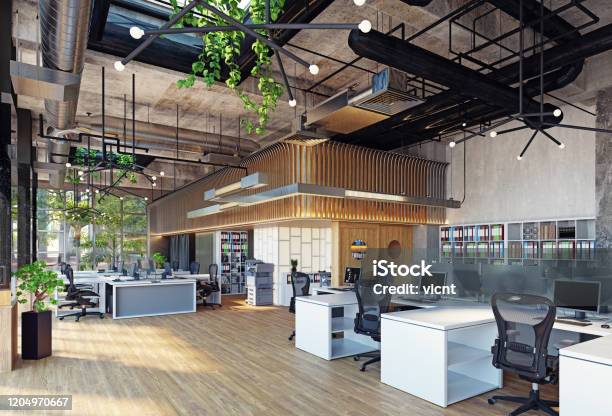 Modernebüroausstattung Stockfoto und mehr Bilder von Büro - Büro, Geschäftsleben, Großunternehmen