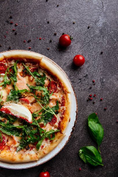 istock Mixture pizza Italian food 1204971395