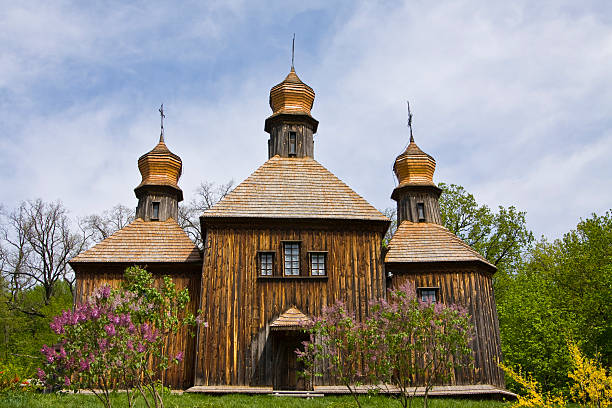 istock Wooden church, Ukraine 120497726