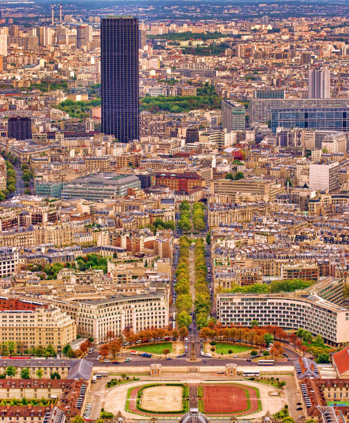 istock Montparnasse building seen from Eiffel Tower 1204984333