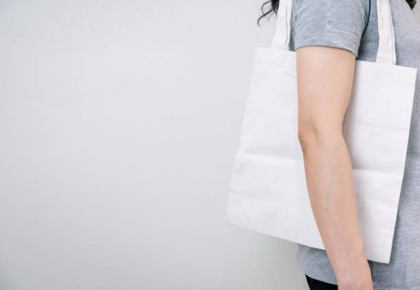 istock Using cloth bags instead of plastic For a good environment 1204985536
