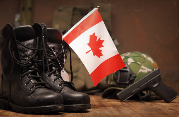 tarjeta de felicitación para el día de la amapola, día del recuerdo. celebración de canadá. concepto - patriotismo, honor, nunca olvidar, gracias, silencio de dos minutos, siempre recuerde - honor guard fotos fotografías e imágenes de stock