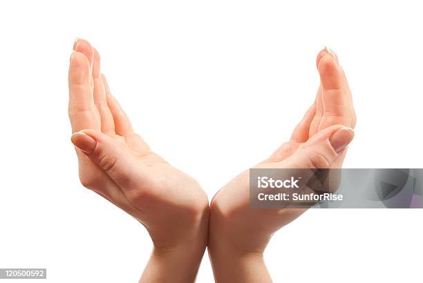 Opened Hands Stock Photo - Download Image Now - Carrying, Color Image, Cut Out