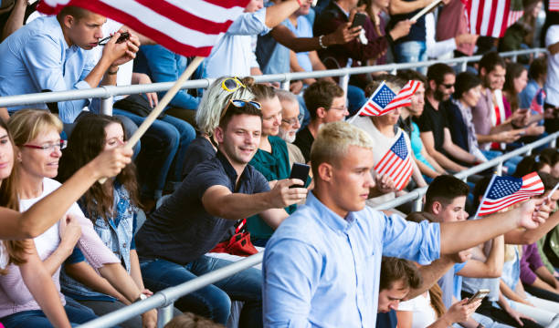 istock USA Supporters Waving Their Flags 1205007425