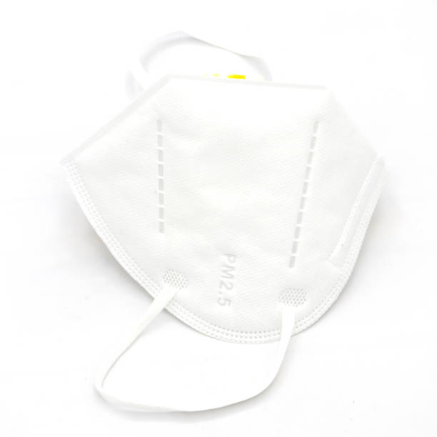 istock Health mask to prevent PM2.5 on a white background. 1205011324
