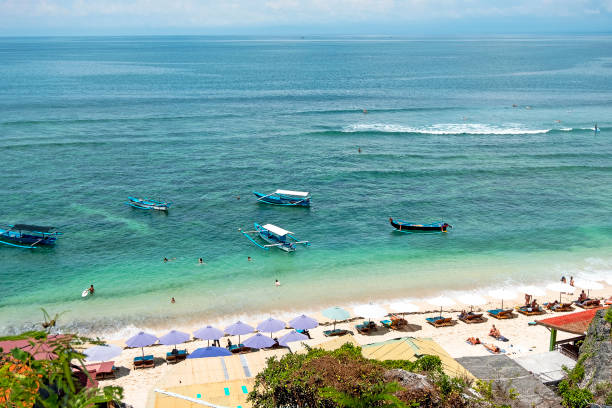 istock Aerial from Thomas beach on Bali Indonesia 1205012936