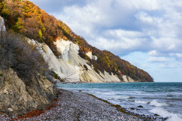 istock Baltic Sea coast on the island Moen in Denmark 1205015817