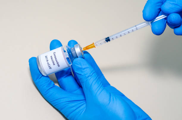 istock Coronavirus vaccine testing in the medical laboratory. 1205016430