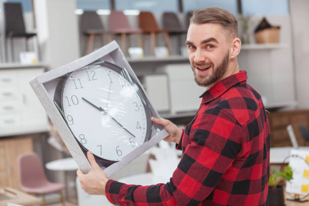 istock Handsome man shopping at home goods store 1205022627