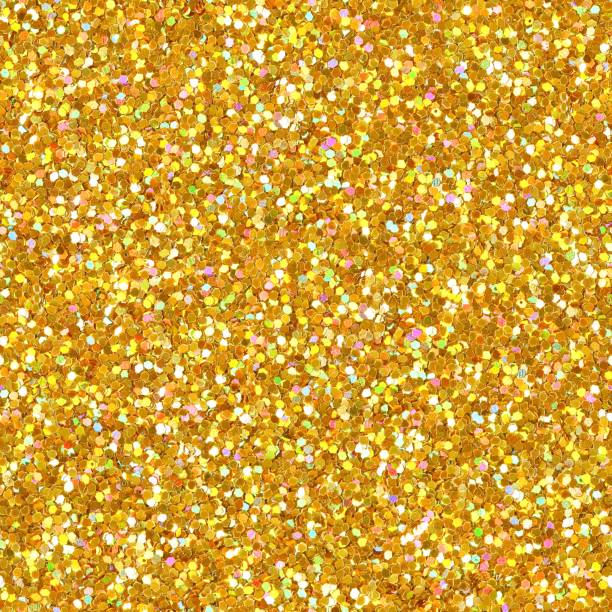istock Detailed texture of glittering golden dust surface. Seamless square texture. Tile ready. 1205024001