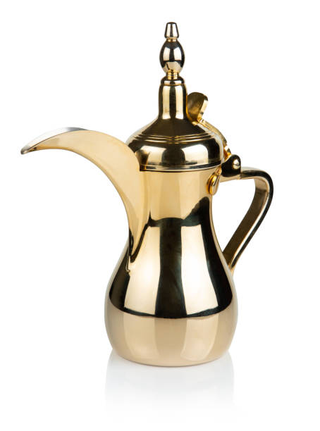 The Traditional Arabic Coffee Pot stock photo