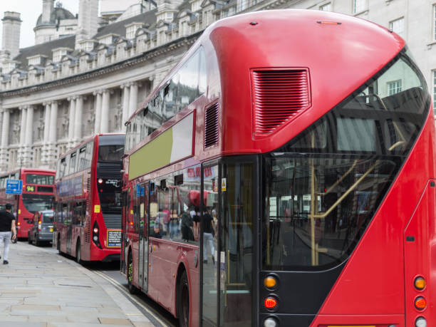 istock Double Decker Bus in Regent Street in London 1205025464
