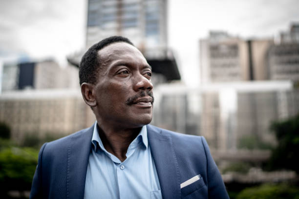 istock Thoughtful businessman looking away 1205026911