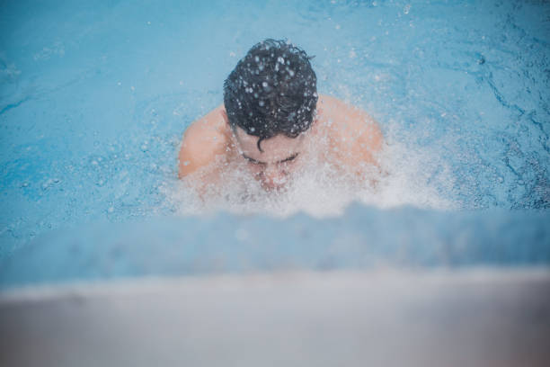 istock Young man in spa resort 1205030390