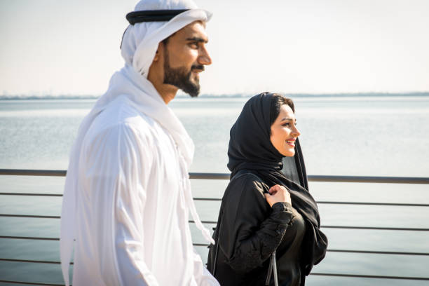 istock Arabic couple dating in Dubai 1205031463