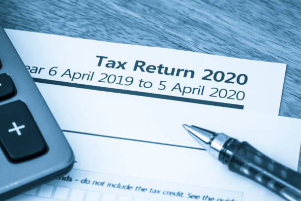 istock Tax return form UK 2020 1205035966