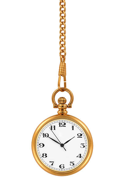 reloj de bolsillo. - gold watch fotografías e imágenes de stock