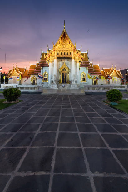 istock Wat Benchamabopit Dusitvanaram a famous temple in Bangkok 1205044160