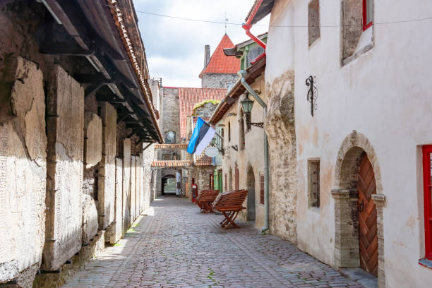 istock St. Catherine`s Passage in old town, Tallinn, Estonia 1205045759